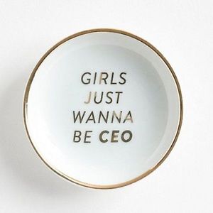 Paper Source Girls Just Wanna Be CEO Trinket Dish